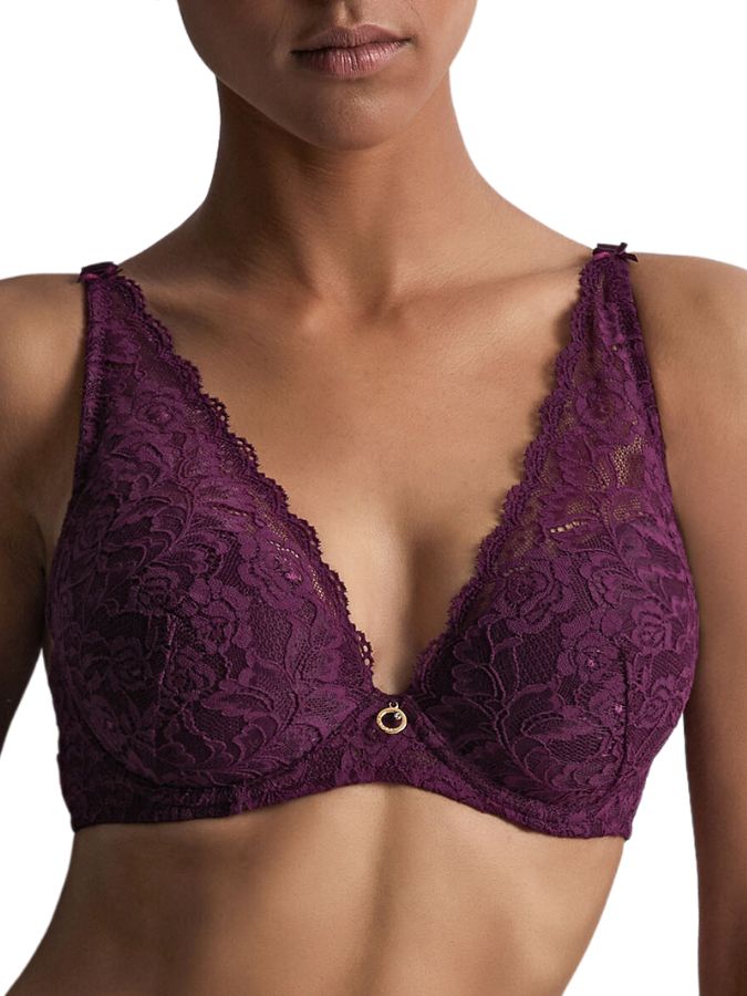 Aubade Rosessence Plunge Bra Berry BraForMe