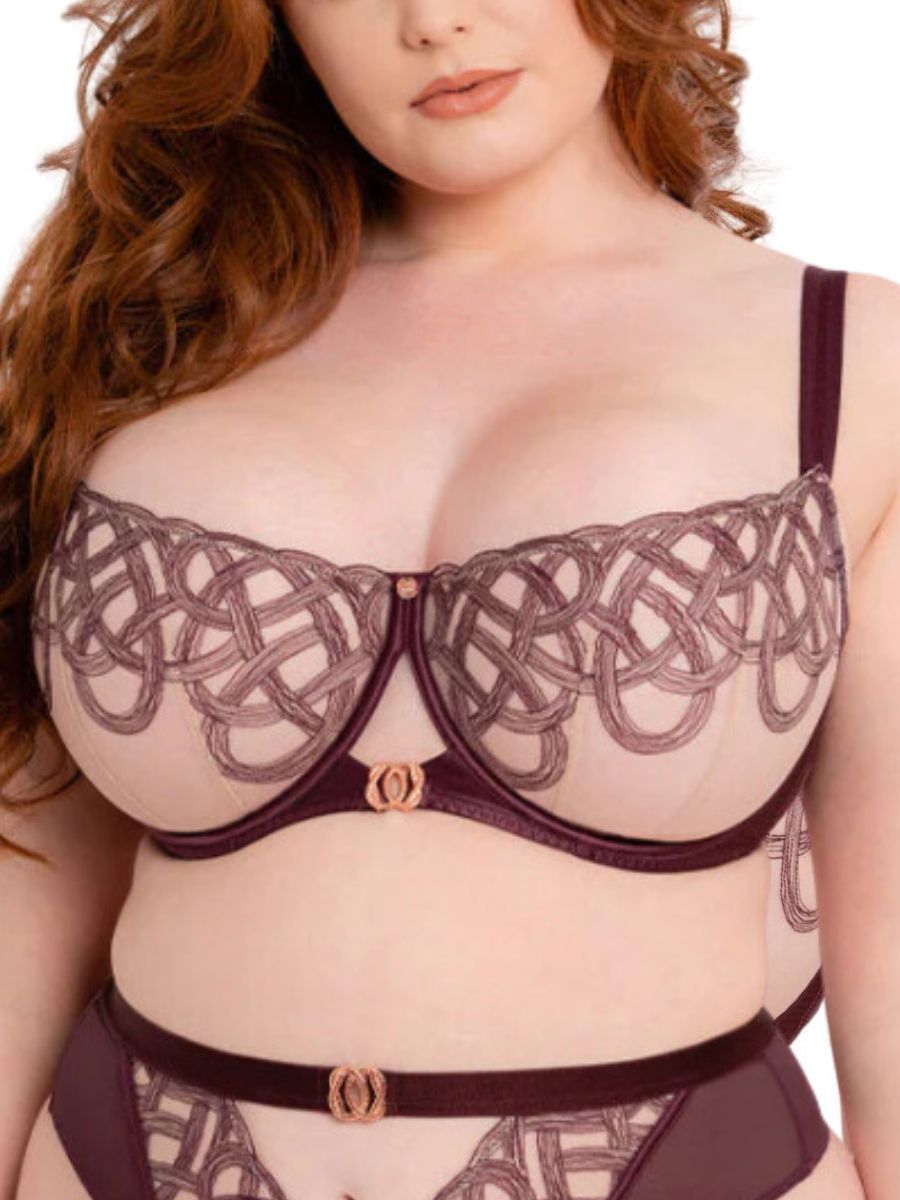 Lovers Knot Balcony Bra Fig Latte