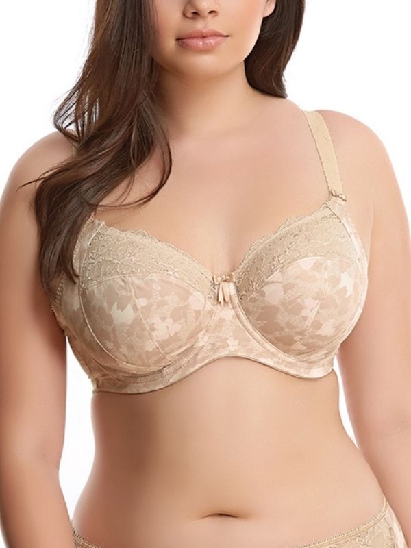 Elomi WHITE Cate Underwire Full Cup Banded Bra US 42G UK 42F