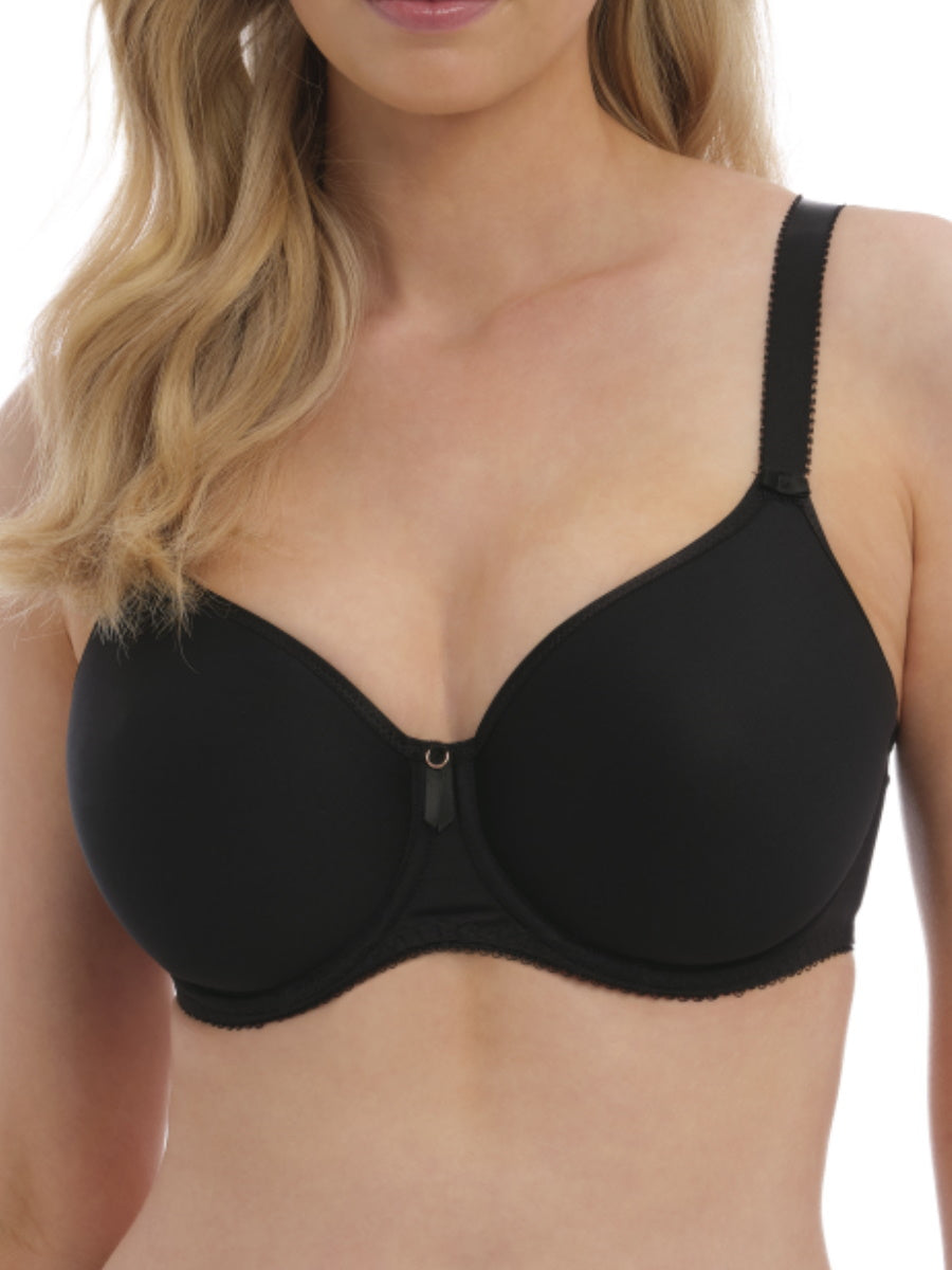 Fantasie Rebecca Moulded Spacer with Embroidery Underwired Bra - Black