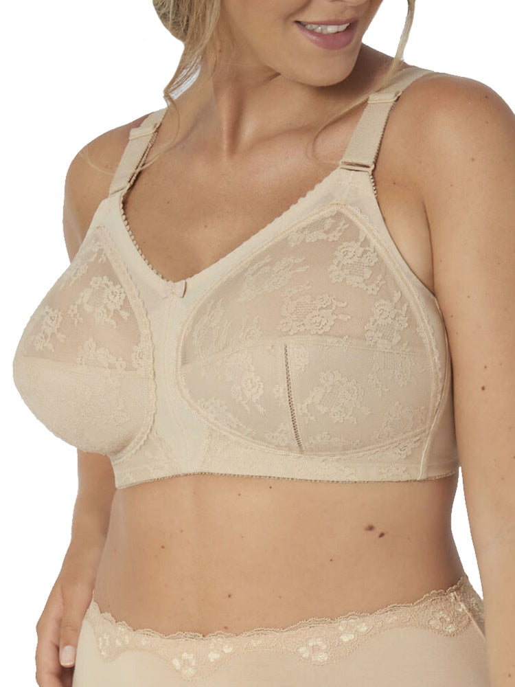 Triumph Doreen Bra Longline Unwired Bras Non Padded Full Cup Support  Lingerie