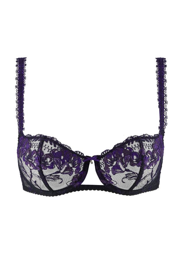 Aubade A Fleur De Toi Half Cup Bra Dark Orchid BraForMe