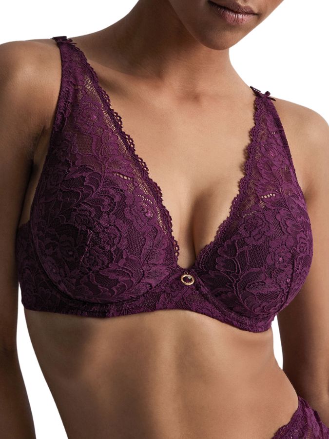 Aubade Rosessence Plunge Bra Berry BraForMe