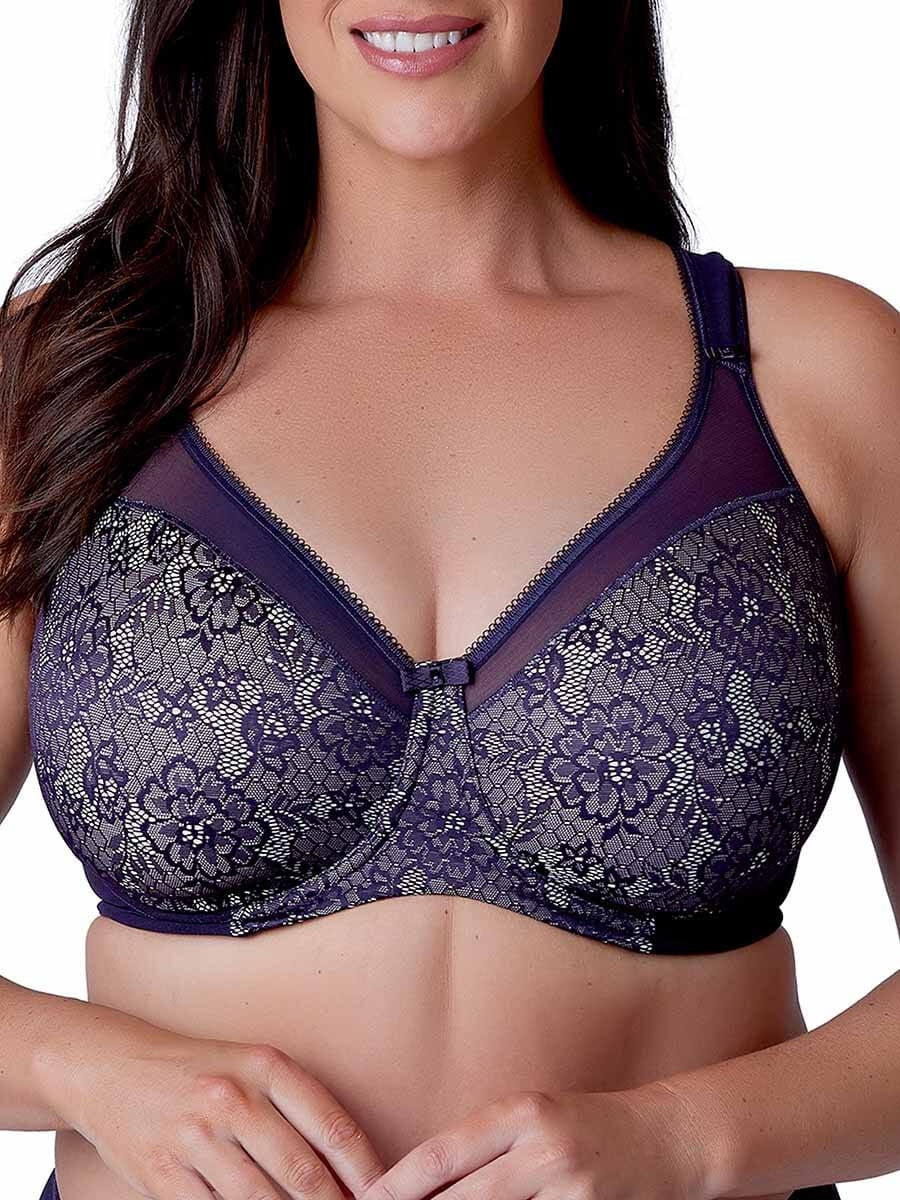 Beauty Everyday Minimiser Bra - Aubergine