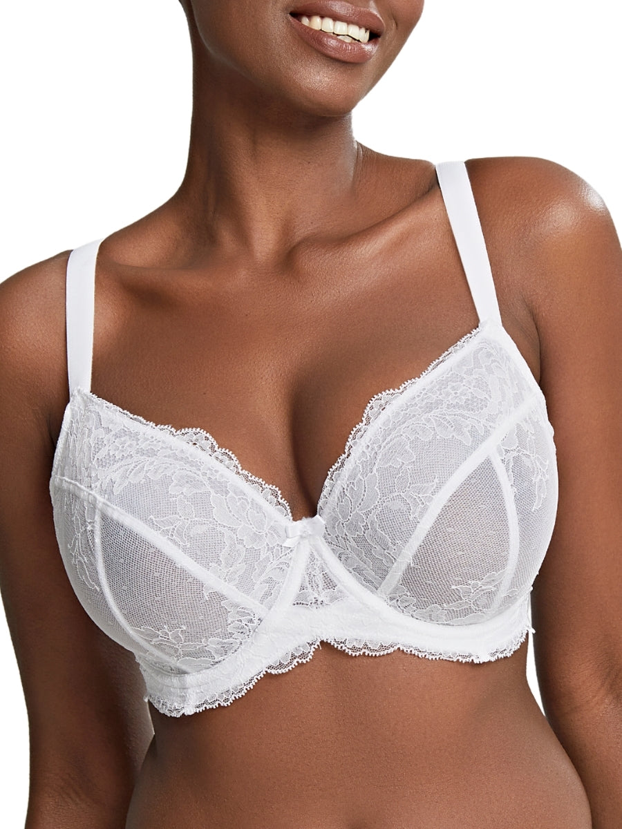 Ana Plunge Bra - White