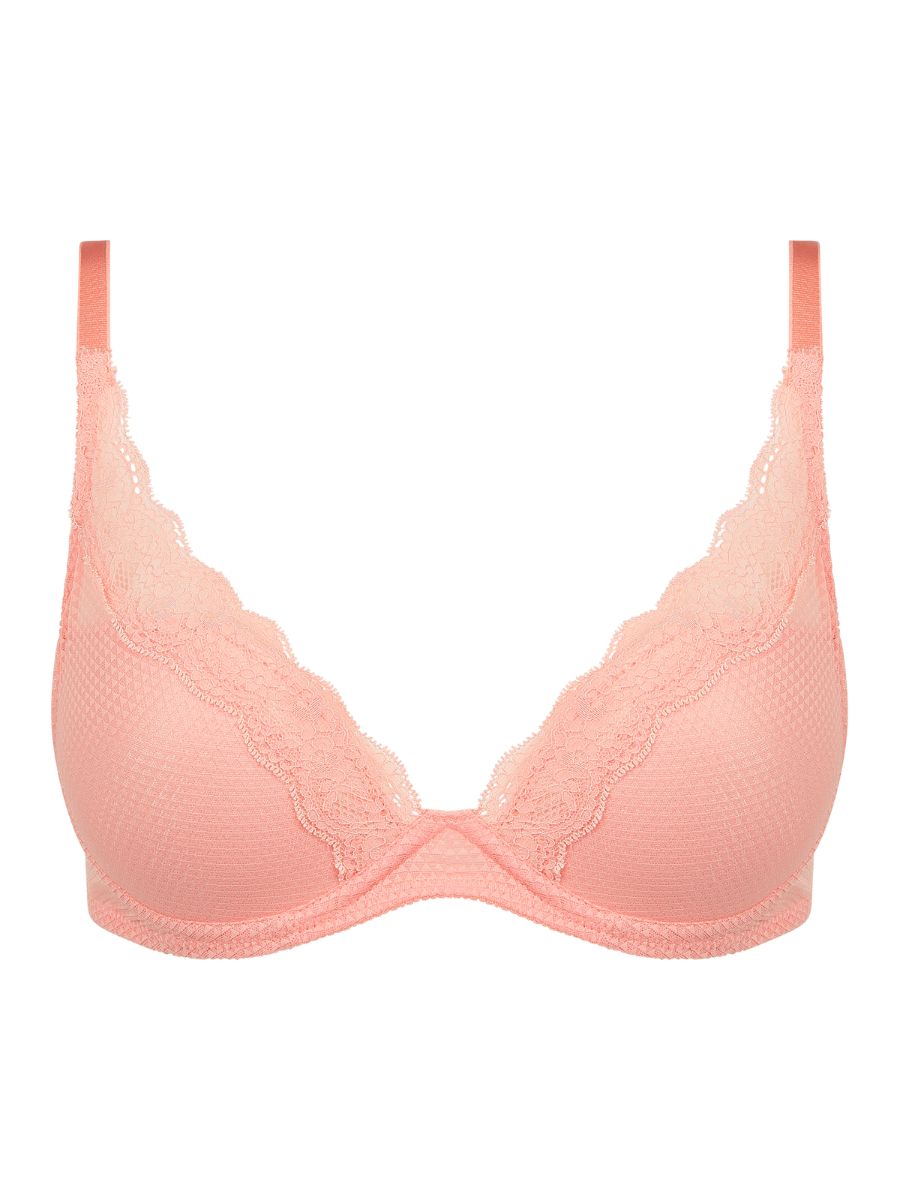 Passionata Brooklyn Plunge Bra - Candlelight Peach