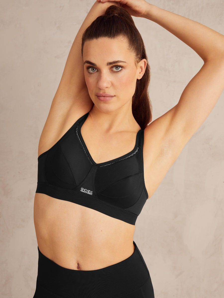 Active Classic Support Sports Bra Black