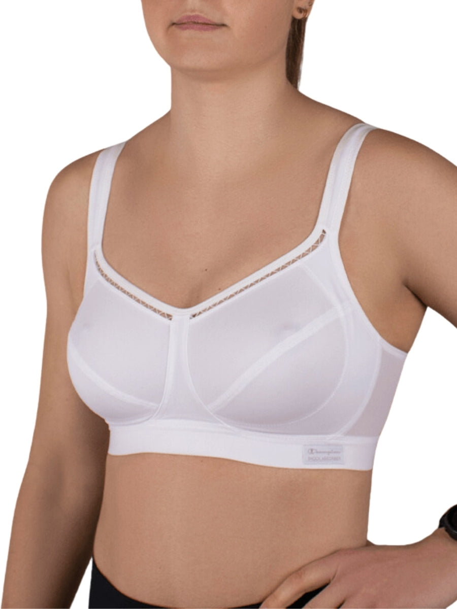 Shock absorber bra white online