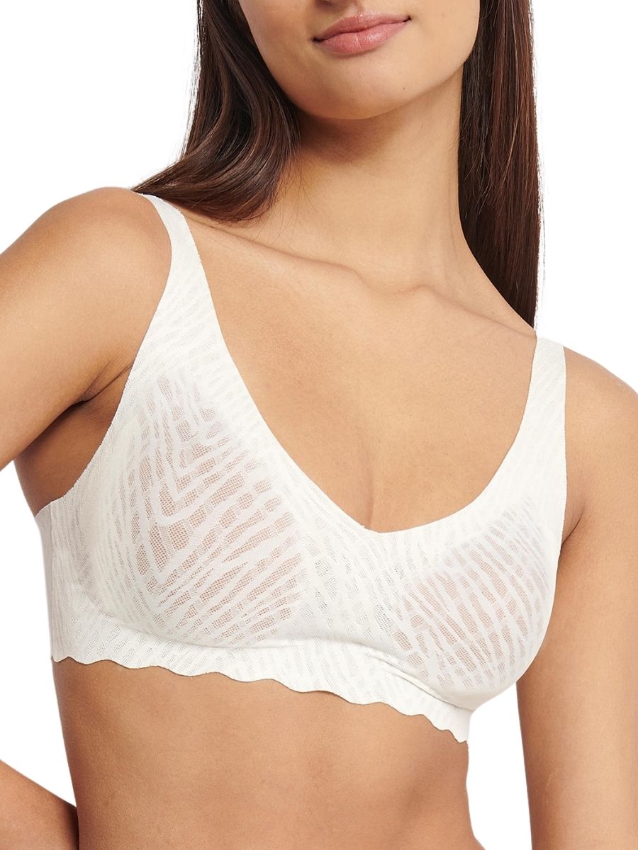 ZERO Feel Bliss Soft Bra - Silk White