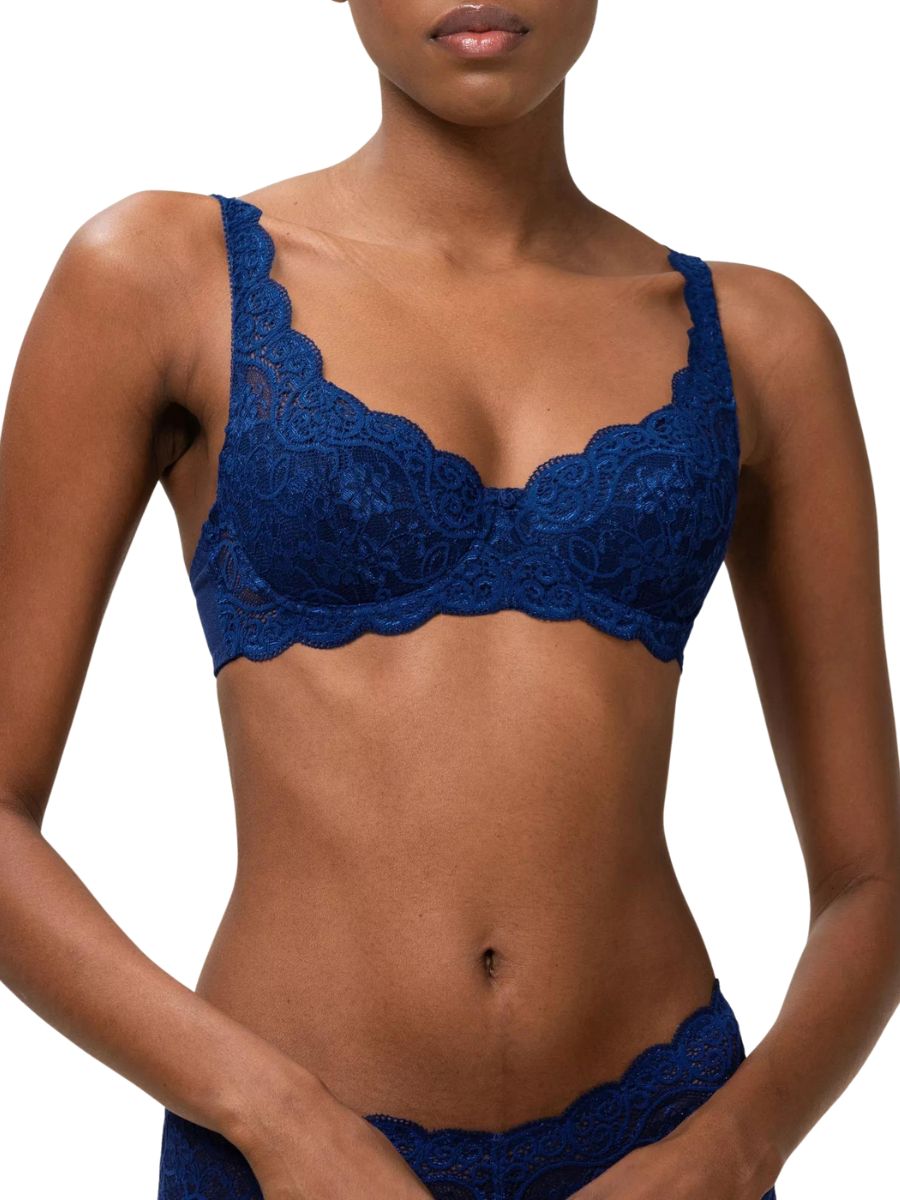 Triumph Amourette 300 WHP Half Cup Padded Bra - Deep Water