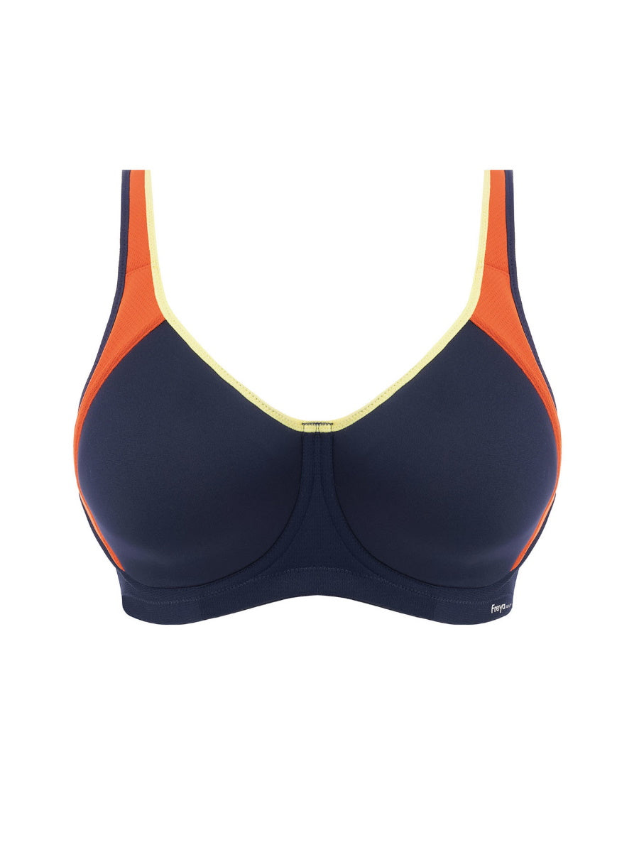 Sonic Moulded Sports Bra - Total Eclipse – Leia Lingerie