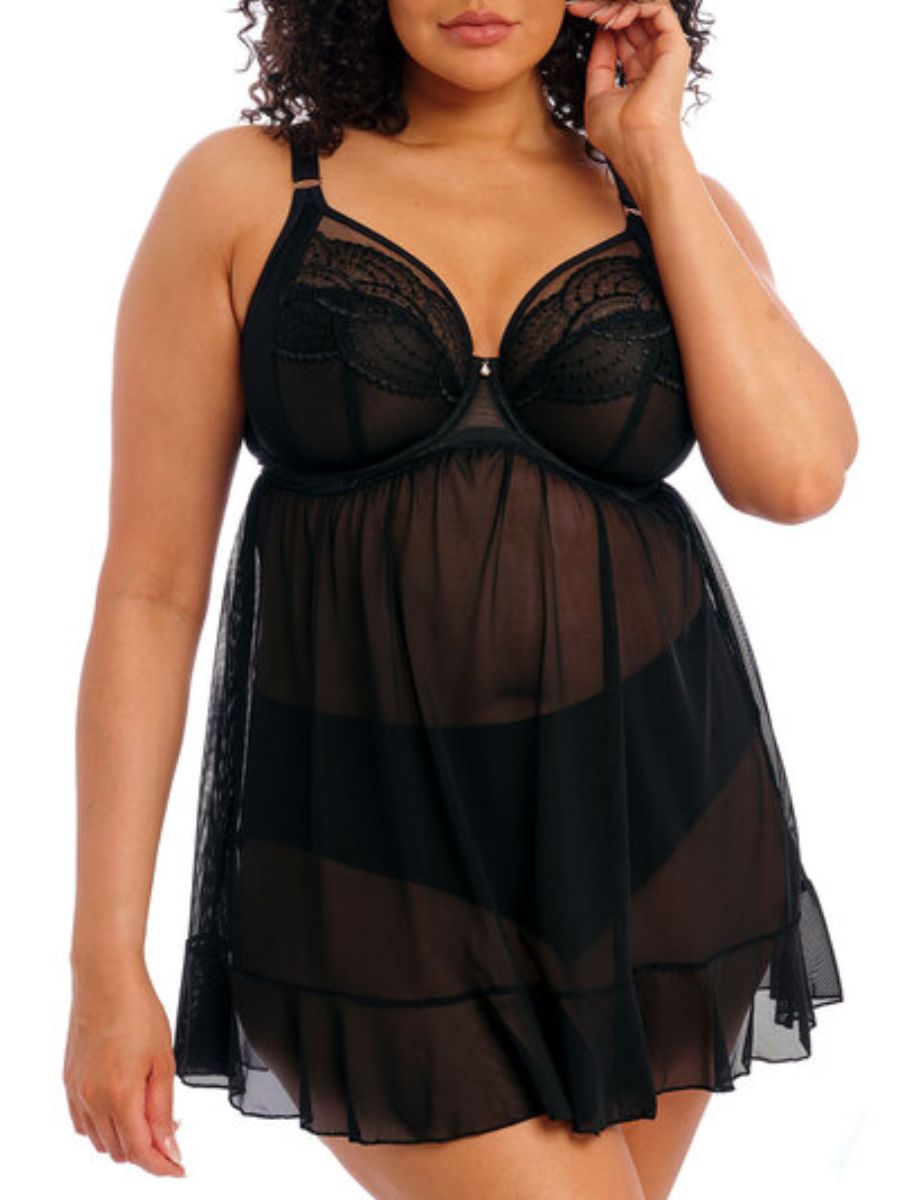 elomi priya babydoll black