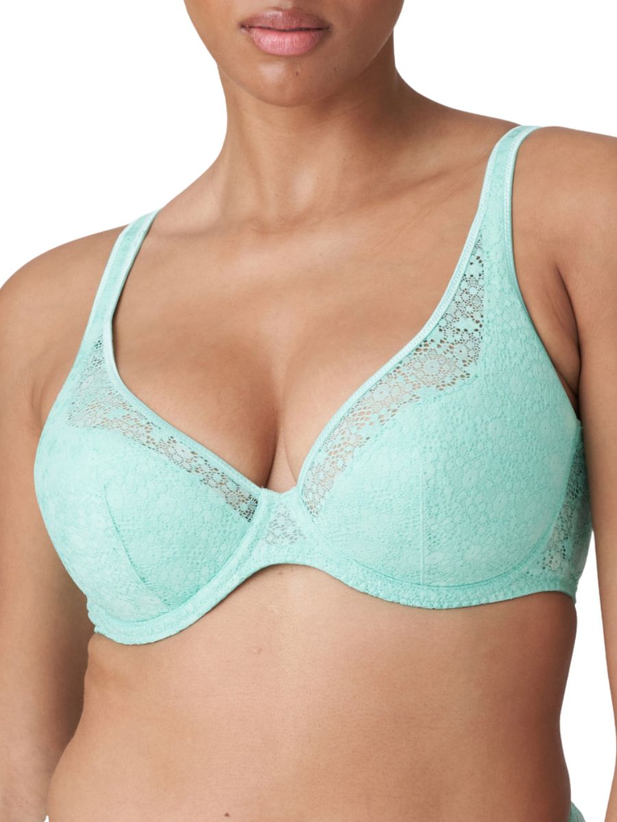 primadonna twist epirus half padded plunge bra miami mint