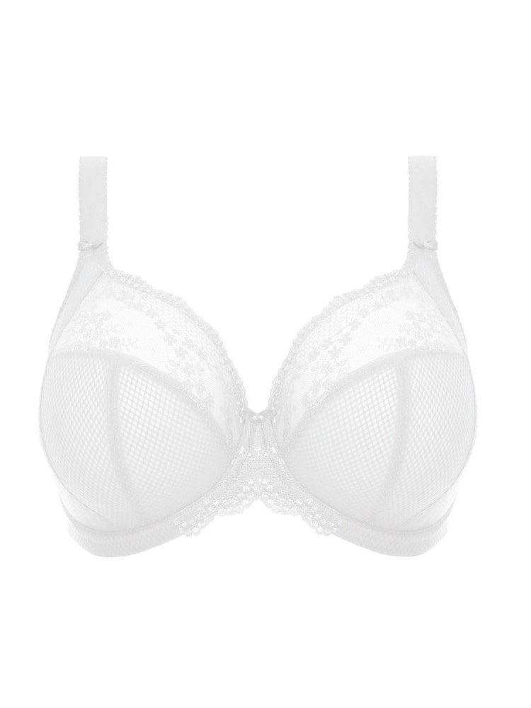 Elomi Charley Stretch Plunge Bra - White | BraForMe