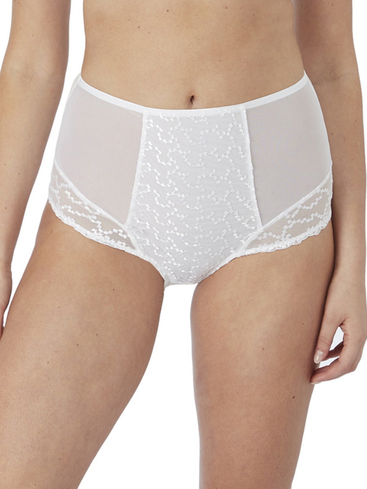 White Mid Rise Brief