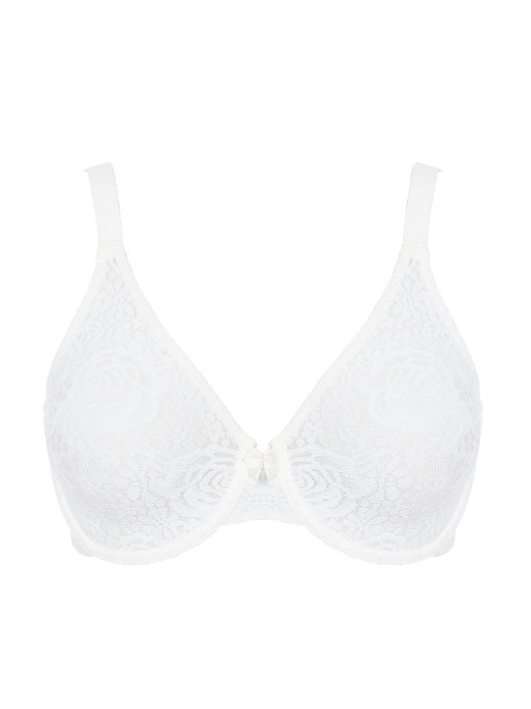Halo Lace Almost Apricot Moulded Bra from Wacoal